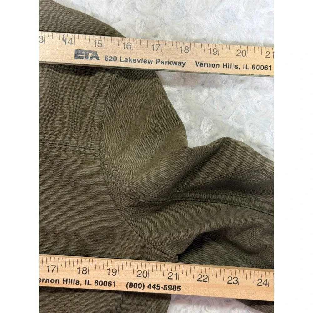Forever 21 Womens Olive Green Utility Anorak Jacket Hooded‎ Drawstring Medium